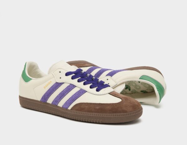 ADIDAS ORIGINALS SAMBA OFF WHITE BLUE