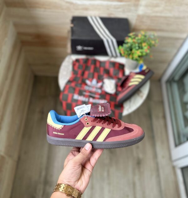 ADIDAS ORIGINALS SAMBA WALES BONER MAROON