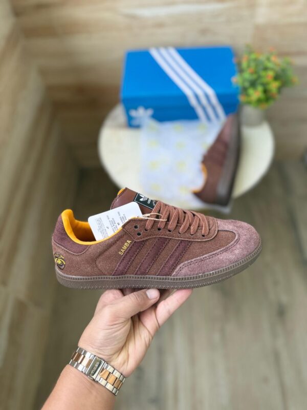 ADIDAS ORIGINALS SAMBA SCARLET BROWN