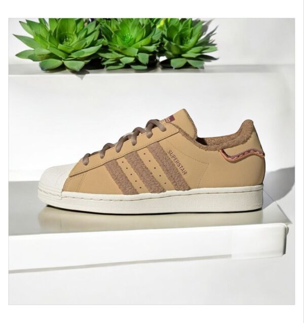 ADIDAS SUPERSTAR ORIGINALS BROWN BEIGE