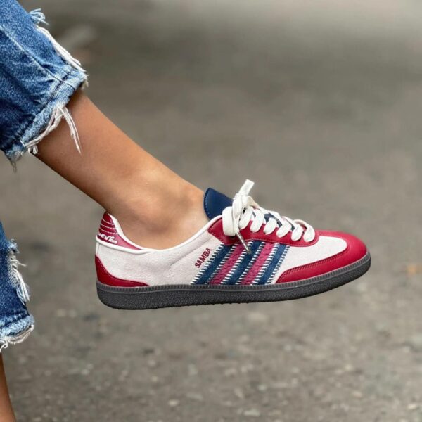 ADIDAS ORIGINALS SAMBA NOTITLE BLUE STRIPES