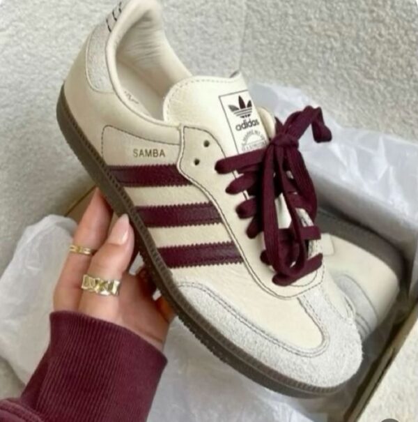 ADIDAS SAMBA OG WHITE MAROON